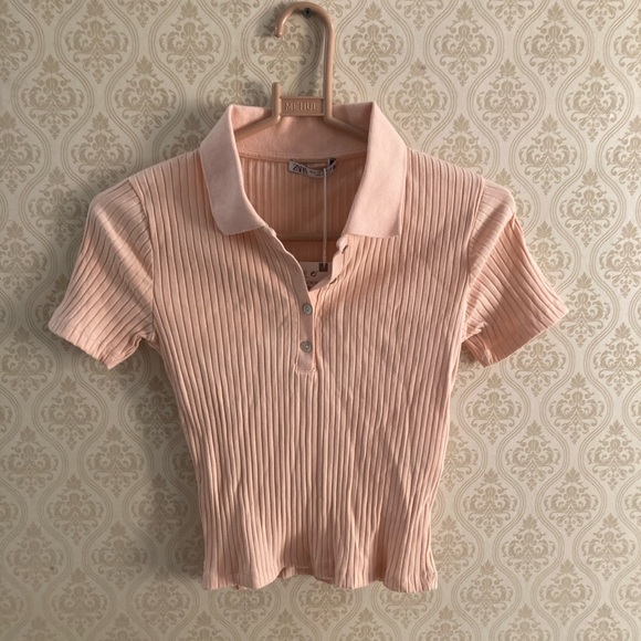 ZARA Ribbed Tshirt - Picture 5 of 5